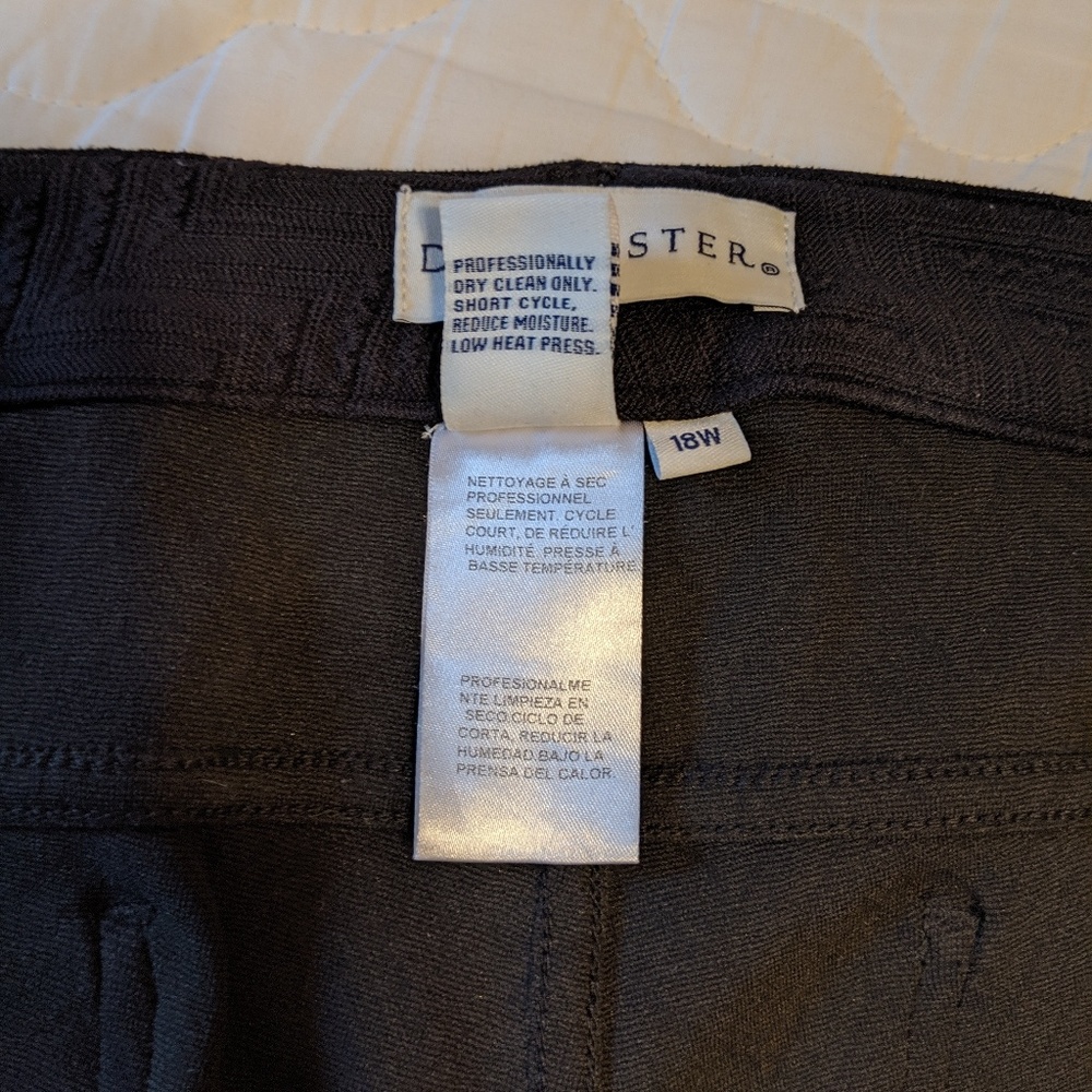 Doncaster Black Chevron Pattern Pants - image 3